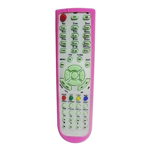 [RCUR-700005] StraTG Remote Control for Astra 10000 Max HD White Pink Satellite Receiver