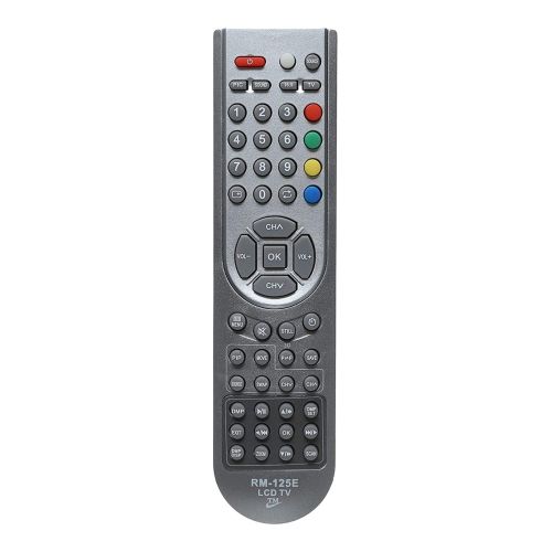 [RCUR-700012] StraTG Remote Control, compatible with Hisense TV Screen RM125 / RM125E Grey