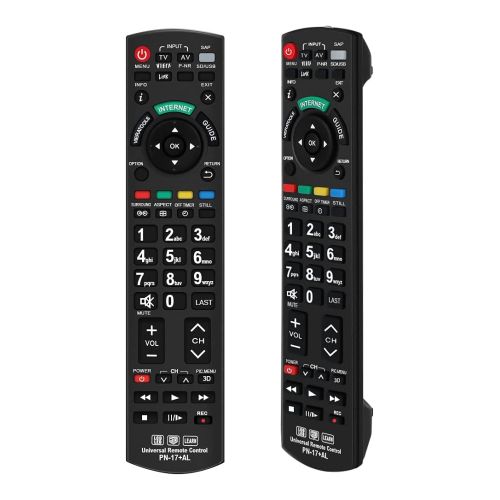 [RCUR-700028] StraTG Remote Control, compatible with Panasonic M2QAYB000399 N2QAYB000752 N2QAYB000753 N2QAYB000487 TV Screen TX-P42GTS31 TX-P42GTX34 TX-P42ST30 TX-P42ST31 TX-P42ST32