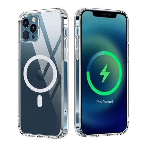 [MACO-700180] StraTG Transparent Gorilla Case for iPhone 13 Pro Compatible with Wireless Charging Clear and Protective Smartphone Case [Feature]