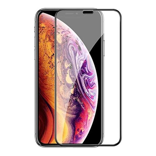 [MASP-700434] StraTG iPhone XS Max / 11 Pro Max Glass Screen Protector - Crystal Clear Protection for Your Smartphone Display - Black Frame