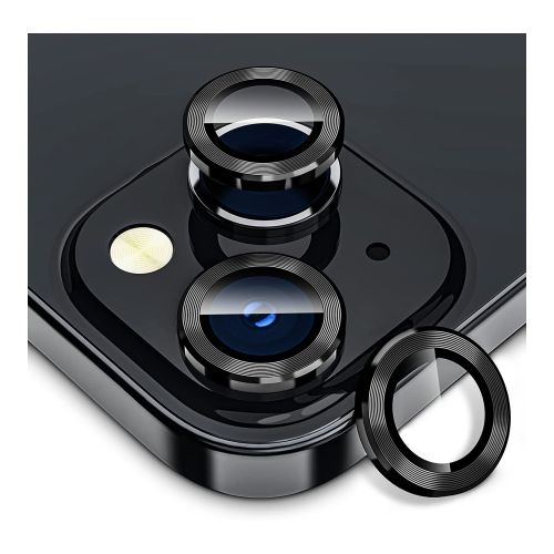 [MASP-700445] StraTG iPhone 13 Pro / 13 Pro Max / 14 Pro / 14 Pro Max Separate Camera Lens Protectors - Premium Tempered Glass to Protect Your Camera Lenses - Black
