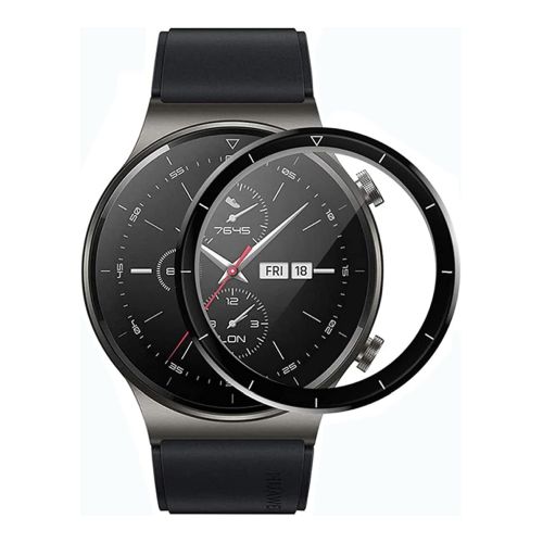 [MASP-700457] StraTG Huawei GT2 Pro 46 mm Black Frame Watch Screen Protector - Protect Your Smartwatch Display