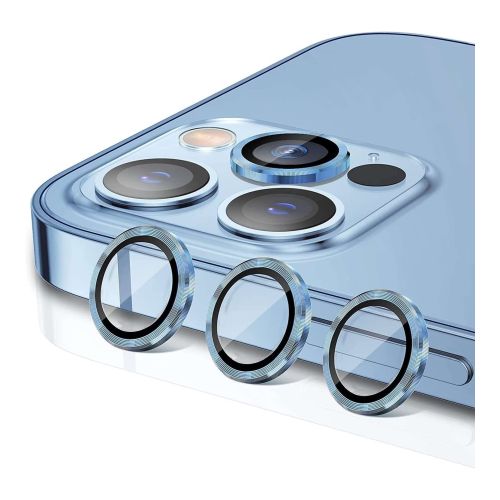 [MASP-700462] StraTG iPhone 11 Pro / 11 Promax / 12 Pro / 12 Pro Max Separate Camera Lens Protectors - Premium Tempered Glass to Protect Your Camera Lenses - Blue