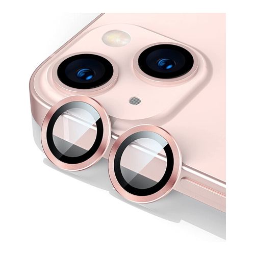 [MASP-700479] StraTG iPhone 14 / 14 Plus / 14 Max Separate Camera Lens Protectors - Premium Tempered Glass to Protect Your Camera Lenses - Pink