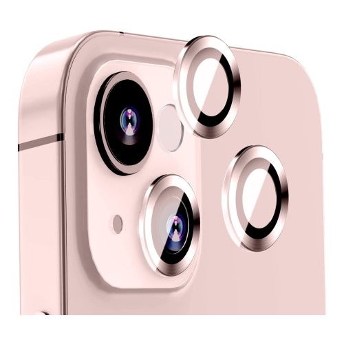 [MASP-700482] StraTG iPhone 13 Pro / 13 Pro Max / 14 Pro / 14 Pro Max Separate Camera Lens Protectors - Premium Tempered Glass to Protect Your Camera Lenses - Pink