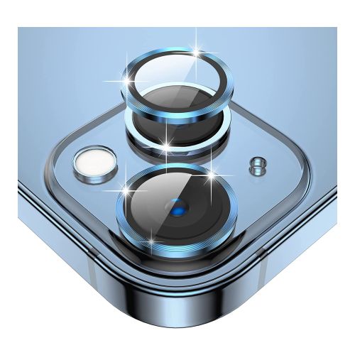 [MASP-700484] StraTG iPhone 14 / 14 Plus / 14 Max Separate Camera Lens Protectors - Premium Tempered Glass to Protect Your Camera Lenses - Blue