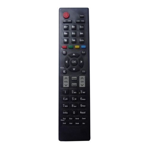 StraTG Remote Control, compatible with Hisense TV Screen A36033 Black