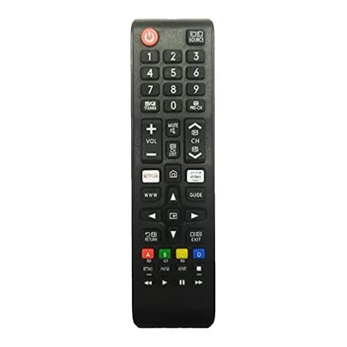 StraTG Remote Control, compatible with Samsung Smart TV Screen BN59-01175N AA59-00741A AA59-00581A BN59-01315D Netflix Prime Video buttons