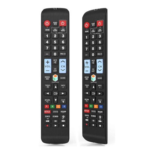 StraTG Remote Control, compatible with Samsung UN32F5500 UN32F5500AF UN40F5500 UN46F5500 UN50F5500 UN50F5500AF UN32F6350 Smart TV Screen AA59-00784C Netflix Prime Video buttons