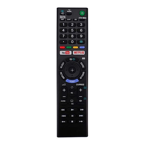 StraTG Remote Control, compatible with Sony Smart TV Screen Netflix, Youtube buttons