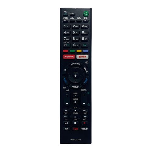 StraTG Remote Control, compatible with Sony Bravia KDL-40WE663 KDL-40WE665 KDL-43WE754 Smart TV Screen RML1370 RMT-TX300E RMT-TX200E RMT-TX100D RMT-TX102D RMT-TX101J RMT-TX102U Netflix and Youtube buttons