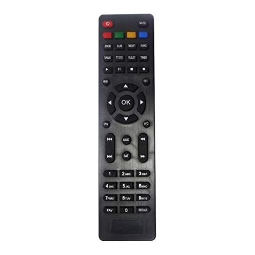 StraTG Remote Control for Astra 10100T1 10800T1 8900T 9800T 7000T1 HD, Strong HD 777-888, Tiger 1000, Skyline 222i Mini, Fortec Star 4G, Hyper Satellite Receiver
