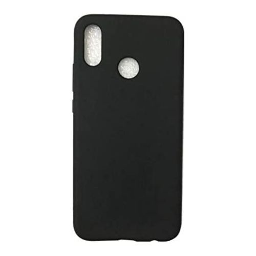 StraTG Black Silicon Cover for Huawei Y9 2019 - Slim and Protective Smartphone Case 