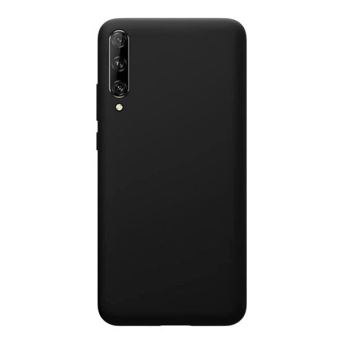StraTG Black Silicon Cover for Huawei Y9s 2019 - Slim and Protective Smartphone Case 