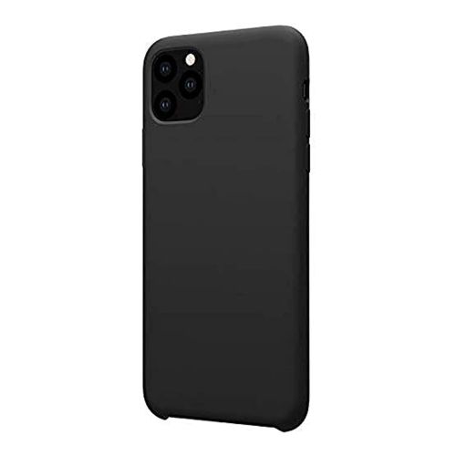 StraTG Black Silicon Cover for iPhone 11 - Slim and Protective Smartphone Case 