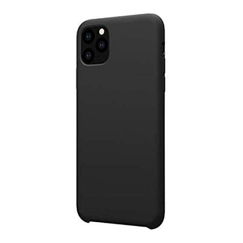 StraTG Black Silicon Cover for iPhone 11 Pro - Slim and Protective Smartphone Case 