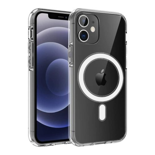 StraTG Transparent Gorilla Case for iPhone 13 Compatible with Wireless Charging Clear and Protective Smartphone Case 