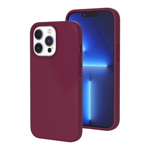 StraTG Grape Silicon Cover for iPhone 13 Pro Max - Slim and Protective Smartphone Case 