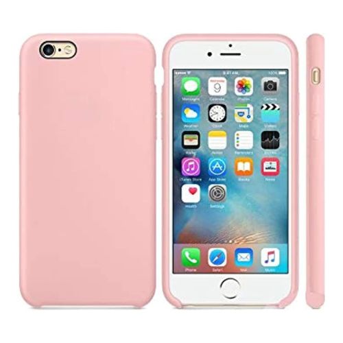StraTG Pink Silicon Cover for iPhone 6 / 6S - Slim and Protective Smartphone Case 