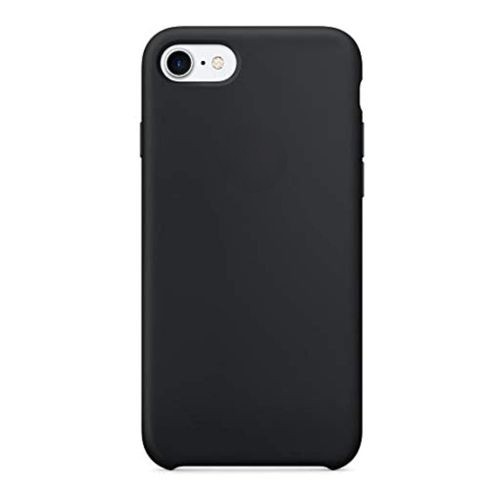 StraTG Black Silicon Cover for iPhone 6 Plus / 6s Plus - Slim and Protective Smartphone Case 
