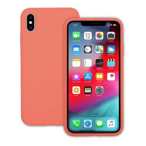 ستراتيجى جراب حماية سيليكون كورال للمحمول iPhone Xs Max