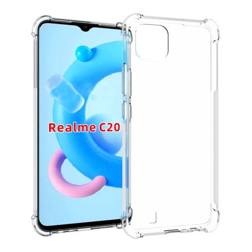 StraTG Gorilla Transparent Cover for Oppo Realme C11 2021 / C20 / C20A - Durable and Clear Smartphone Case 