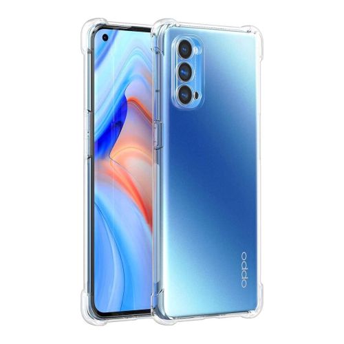 StraTG Gorilla Transparent Cover for Oppo Reno 5 4G / Reno 5 5G - Durable and Clear Smartphone Case 