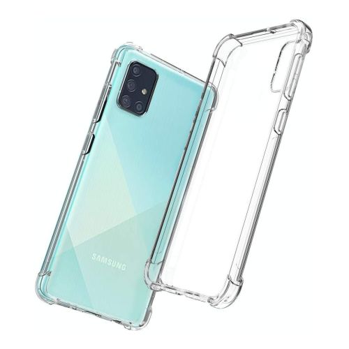 StraTG Gorilla Transparent Cover for Samsung A71 - Durable and Clear Smartphone Case 