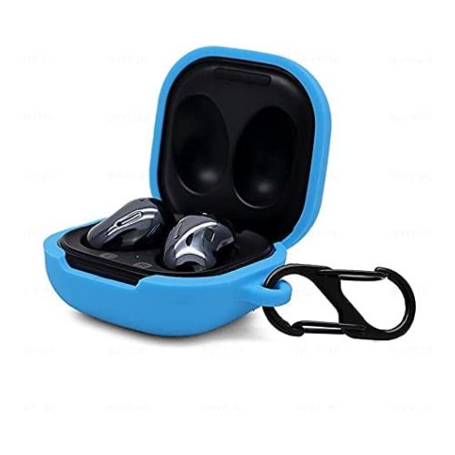 StraTG Samsung Buds 2 / Buds Pro / Buds Live 2020 Silicone Case - Protective and Stylish Case - Sea Blue