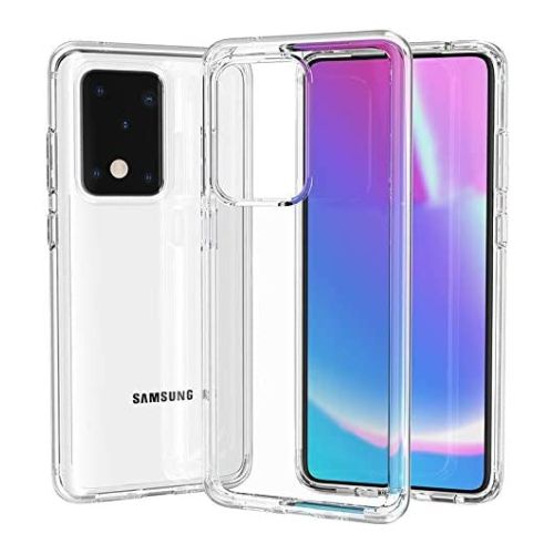 StraTG Transparent Silicon Cover for Samsung S20 Plus - Slim and Protective Smartphone Case 