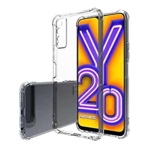 StraTG Gorilla Transparent Cover for Vivo Y12S 2020 / Y12S 2021 / Y12A 2021 / Y20 2020 / Y20 2021 / Y20S 2020 / Y20S [G] 2021 / Y20I - Durable and Clear Smartphone Case 