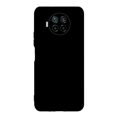 StraTG Black Silicon Cover for Xiaomi Mi 10T Lite - Slim and Protective Smartphone Case with Camera Protection