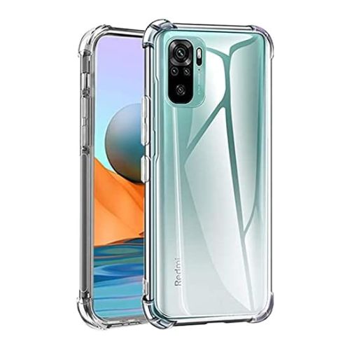 StraTG Gorilla Transparent Cover for Xiaomi Redmi Note 10 / Note 10S - Durable and Clear Smartphone Case 