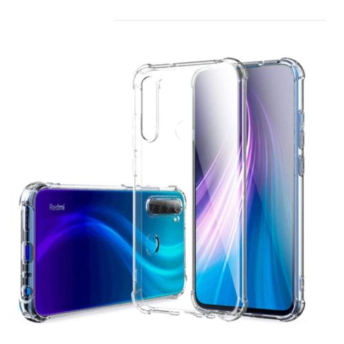 StraTG Gorilla Transparent Cover for Xiaomi Redmi Note 8 / Note 8 2021 - Durable and Clear Smartphone Case 