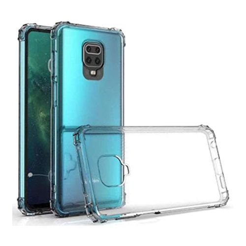 StraTG Gorilla Transparent Cover for Xiaomi Redmi Note 9S / Note 9 Pro Max / Note 9 Pro - Durable and Clear Smartphone Case 