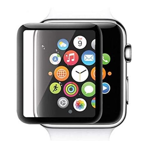 StraTG Apple iWatch 40mm Black Frame Watch Screen Protector - Protect Your Smartwatch Display