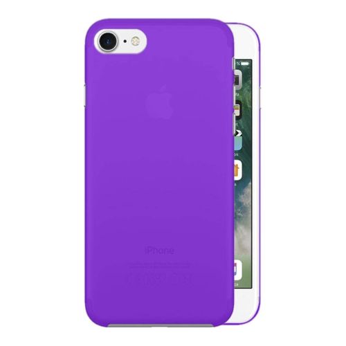StraTG Bright Purple Silicon Cover for iPhone 7 / 8 / SE 2020 / SE 2022 - Slim and Protective Smartphone Case 