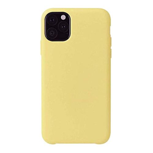 StraTG Yellow Silicon Cover for iPhone 11 Pro - Slim and Protective Smartphone Case 