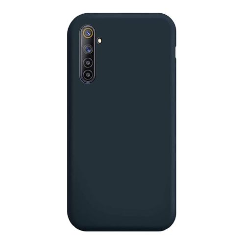 StraTG Dark Green Silicon Cover for Oppo Realme 6 Pro - Slim and Protective Smartphone Case 