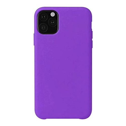 StraTG Purple Silicon Cover for iPhone 11 - Slim and Protective Smartphone Case 