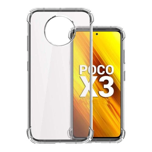 StraTG Gorilla Transparent Cover for Xiaomi Poco X3 - Durable and Clear Smartphone Case 