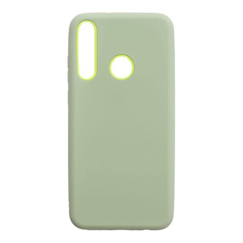 StraTG Green Silicon Cover for Huawei Y6P 2020 - Slim and Protective Smartphone Case 