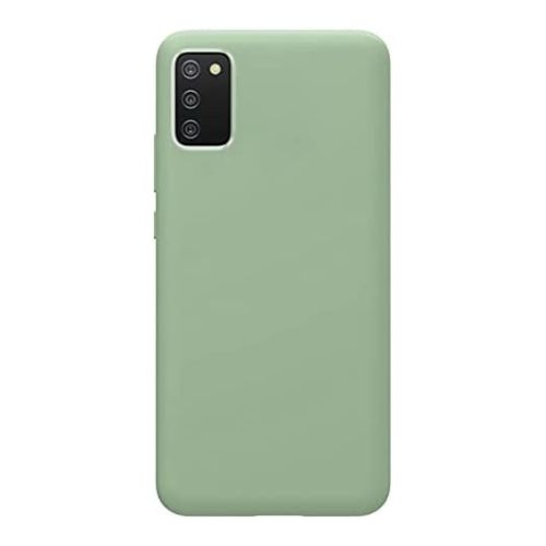 StraTG Mint Green Silicon Cover for Samsung A02s - Slim and Protective Smartphone Case 