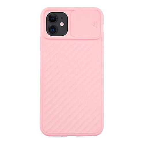 StraTG Pink Case with Sliding Camera Protector for iPhone 12 Mini - Stylish and Protective Smartphone Case