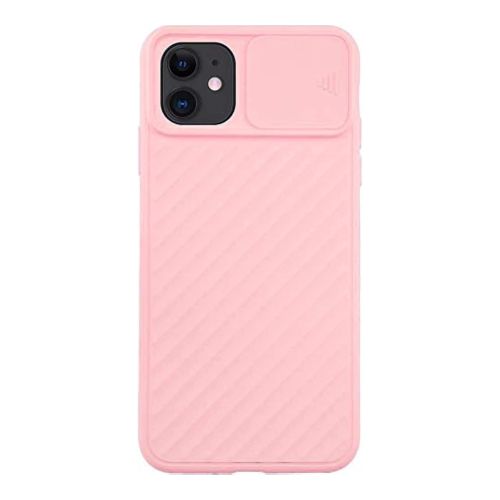 StraTG Pink Case with Sliding Camera Protector for iPhone 12 Mini - Stylish and Protective Smartphone Case