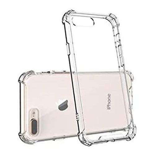 StraTG Transparent Silicon Cover for iPhone 6P / 6SP / 7P / 8P - Slim and Protective Smartphone Case 