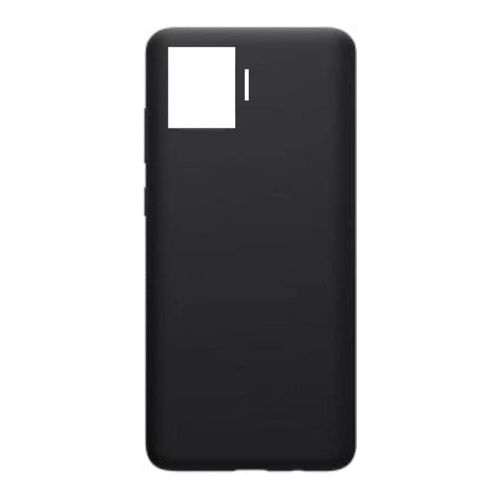 StraTG Black Silicon Cover for Oppo A93 / A73 / F17 / F17 Pro / Reno 4F / Reno 4 Lite - Slim and Protective Smartphone Case 