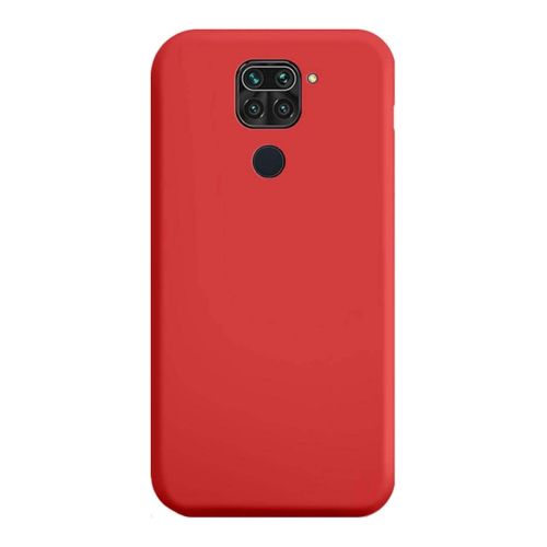 ستراتيجى جراب حماية سيليكون احمر للمحمول Xiaomi Redmi Note 9 / Redmi 10X 4G