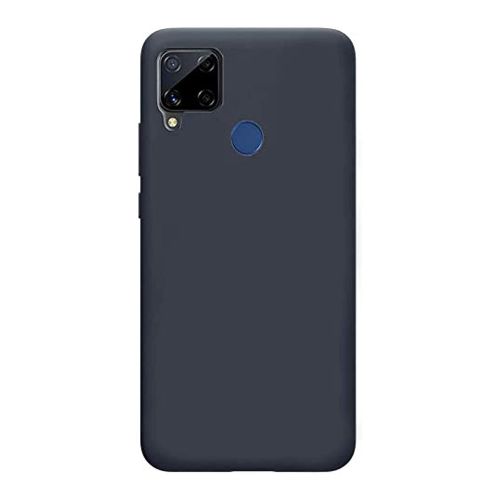 ستراتيجى جراب حماية سيليكون ازرق غامق للمحمول Realme C15 / C12 / Narzo 20 [مواصفات]